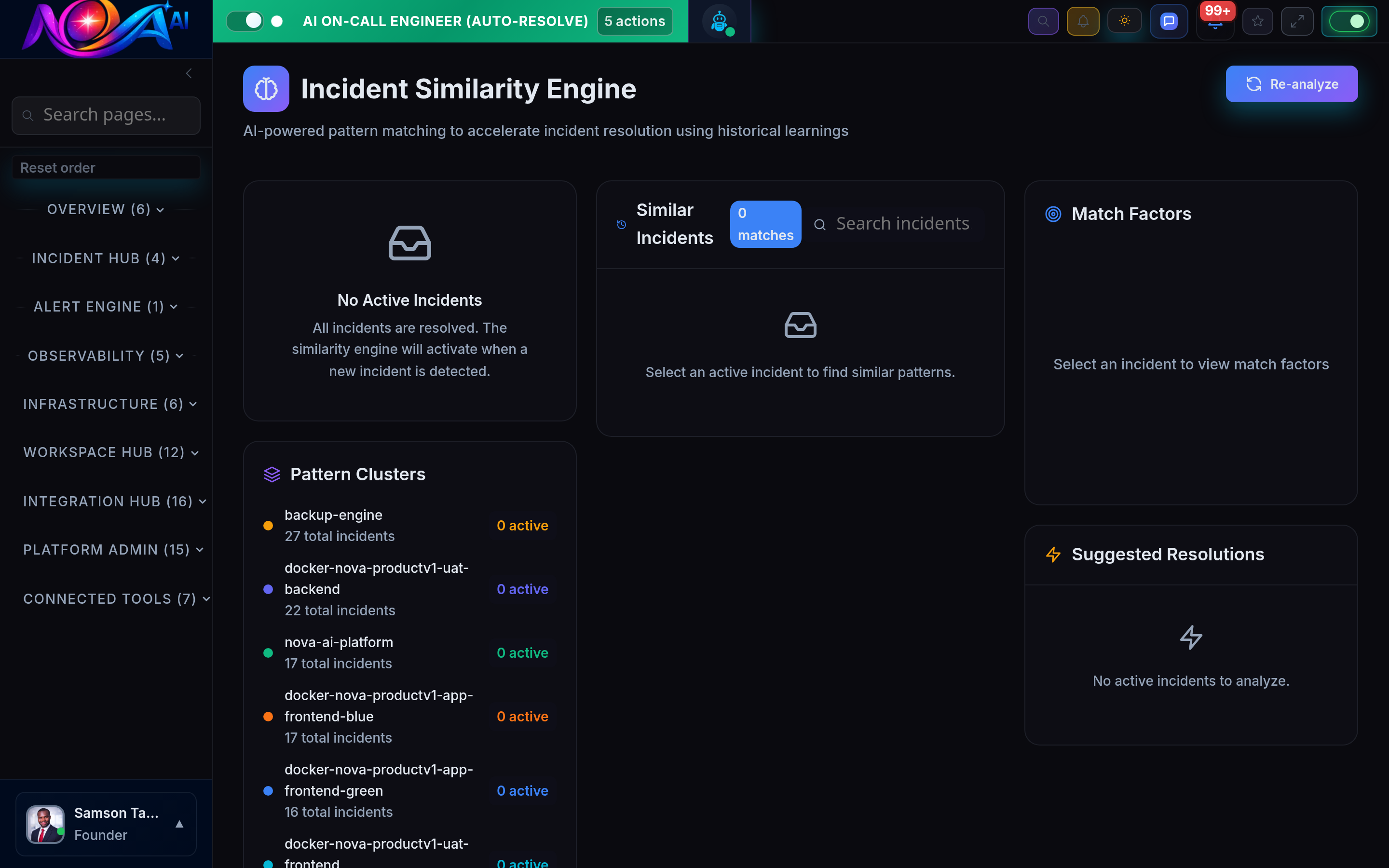 Nova AI Incident Similarity Engine